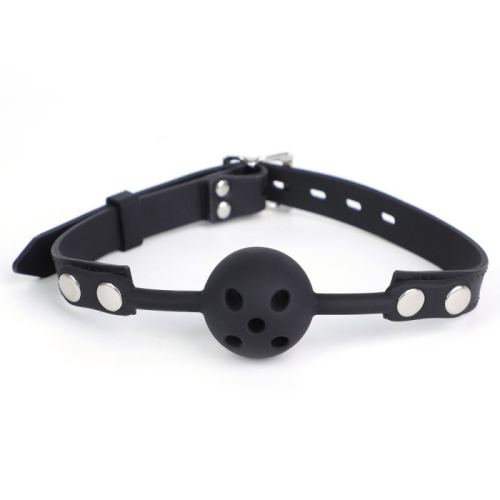 Bâillon Boule Percée BREATHFIVE 40mm Noir