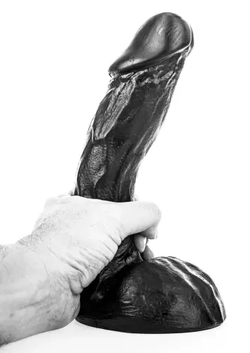 Dildo AB64 Dave All Black 19 x 5cm – 2/6