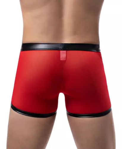 Boxer sexy Open Side Schwarz-Rot – 2/2