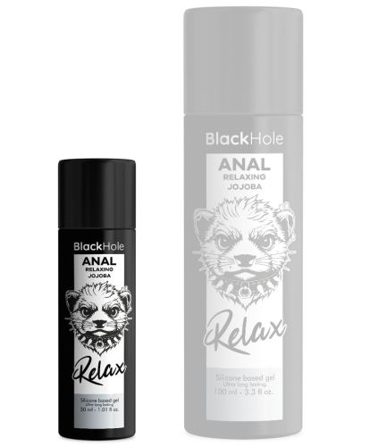 Lubrifiant Silicone Anal Relaxing Jojoba Black Hole 30ml