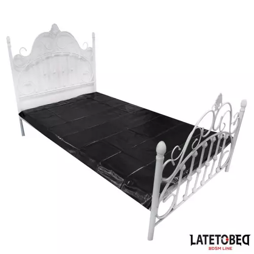 PVC-Plane 220 x 130 cm Schwarz – 3/3