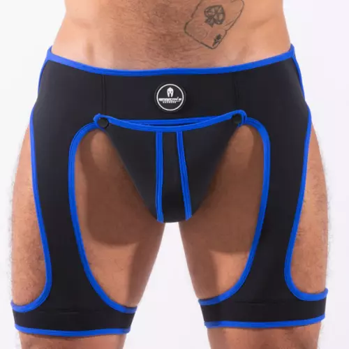 Backless Snax Schwarz-Blau – 1/2