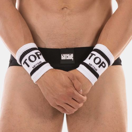 Lot de 2 Bandeaux de poignets Top Blancs