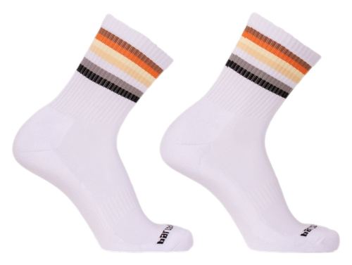 Chaussettes blanches Bear Flag Fetish Half Socks