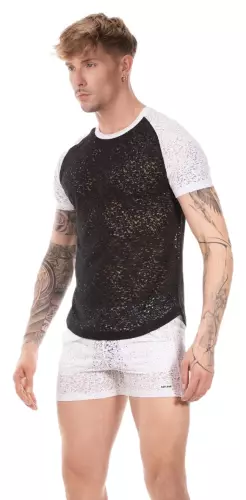 T-Shirt Micah Schwarz-Weiß – 6/6