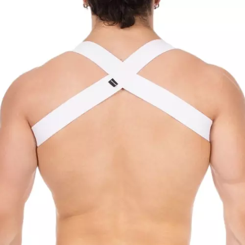 Elastisches Harnass Everette Weiss – 2/4