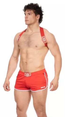 Elastisches Harnass Everette Rot – 4/4