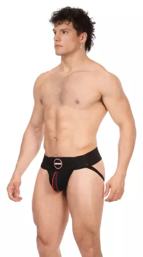 Jockstrap ROKK Schwarz-Rot – 4/4