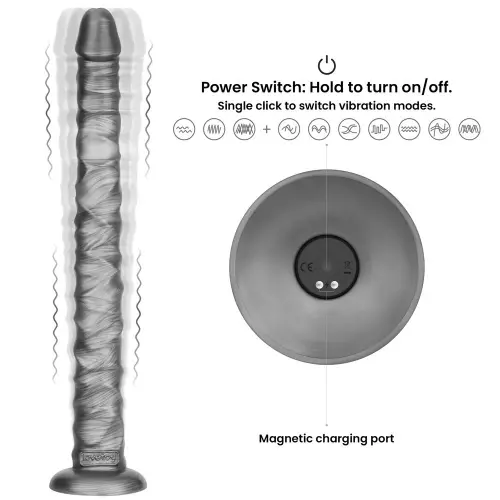 Vibrierdildo Bigydicky 38 x 4.4cm – 10/11