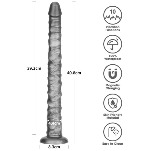 Vibrierdildo Bigydicky 38 x 4.4cm – 11/11