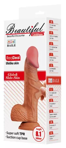 Dildo Catoblepas Beautiful 14 x 4cm Braun – 2/5