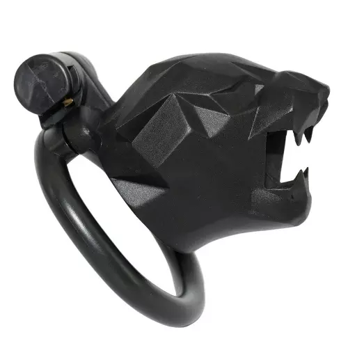 Keuschheitskäfig Leox 4.5 x 3.5cm Schwarz – 3/4