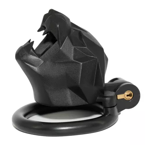 Keuschheitskäfig Leox 4.5 x 3.5cm Schwarz – 4/4