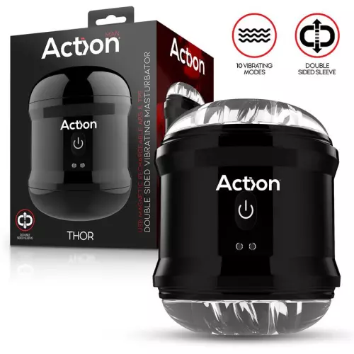 Masturbator Thor Doppelöffnung 10 Vibrationen – 2/9