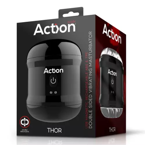 Masturbator Thor Doppelöffnung 10 Vibrationen – 9/9