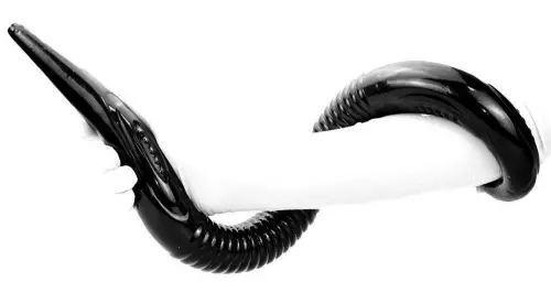 Maske Satin Blindfold Schwarz – 7/8