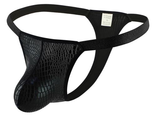 String Croco Noir