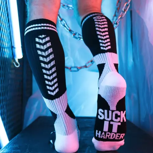 Hohe Socken Sucker Socks Schwarz – 2/8