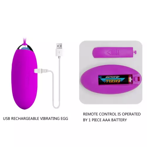 Kabelloses Vibro-Ei Jenny - 7 x 2,8 cm – 6/7