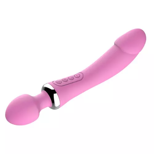 Dildo Wand Doppelkopf 22 x 3,5 cm Rosa – 2/2