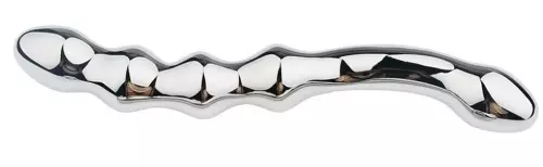 Twostim Metall-Dildo 22 x 3cm – 1/3