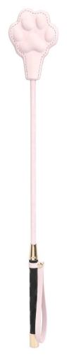 Cravache Patte Pawvelvet Rose 52cm