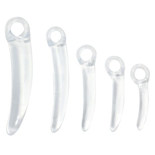 5er-Set transparente Plugs Clear Claws