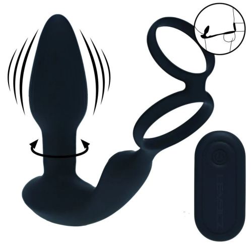 Ballstretcher Plug Dual Vibe 10.5 x 3.8cm