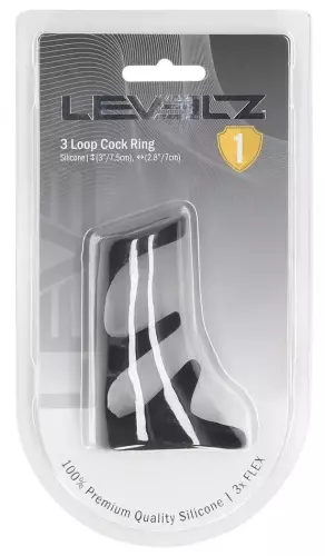 3-Loop Penisring Schwarz – 2/4