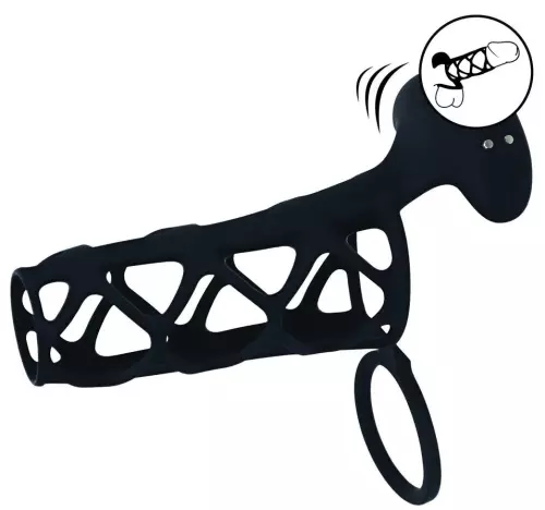 Cage Vibe Penismanschette 14 x 4cm – 1/3