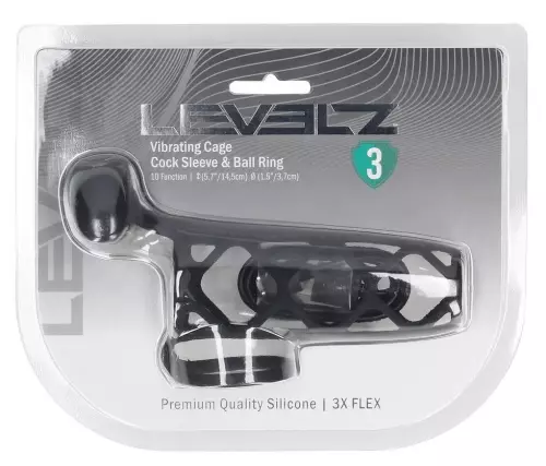 Cage Vibe Penismanschette 14 x 4cm – 2/3