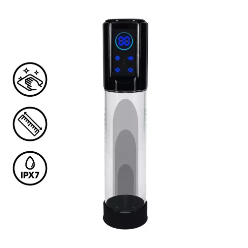 Penis-Pumpe Megalift 20 x 6 cm Schwarz – 1/2