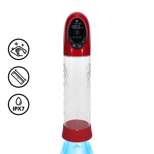 Pompe à pénis Cyberpulse 21 x 6 cm Rouge