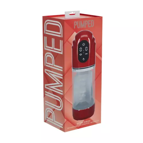 Masturbator TechnoThrust Vibrations und Saugung Rot – 2/6