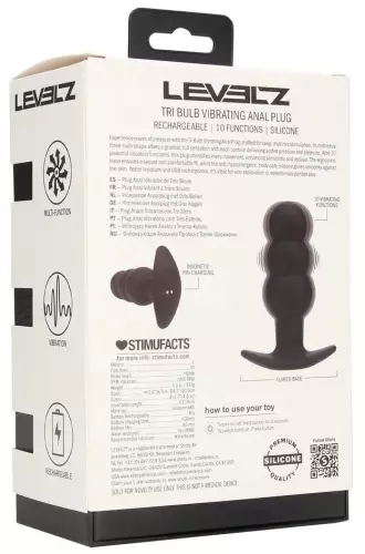 Vibrierstöpsel Tribulb 11 x 4,4cm – 5/5
