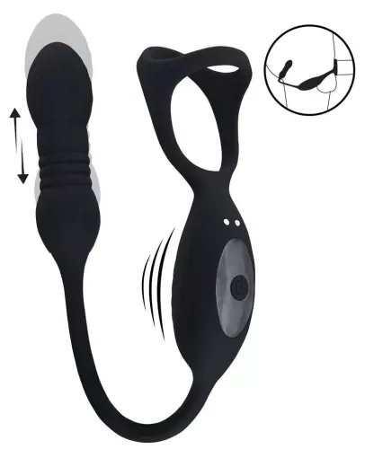 Ballstretcher-Stöpsel Tri O Cock 10 x 3cm – 1/4
