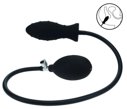 Plug gonflable Ribbed Levelz 9 x 4cm