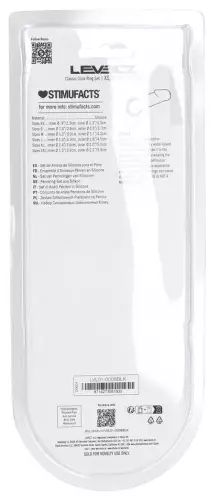 Set aus 6 Silikon-Penisringen Classic Levelz 23-39mm – 4/4