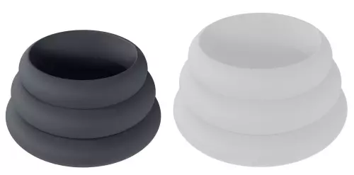 Set aus 3 Silikon-Penisringen Wide-O S-L 30-42mm – 1/5