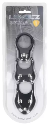 Set von 3 Cockrings Training Ring 40-110gr – 2/4