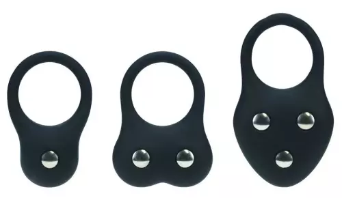Set von 3 Cockrings Training Ring 40-110gr – 3/4