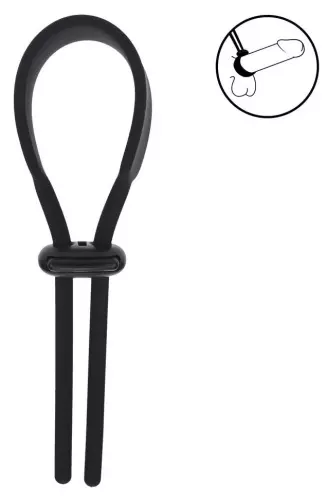 Verstellbarer Ring Wide Lasso 35-65 mm Schwarz – 1/4