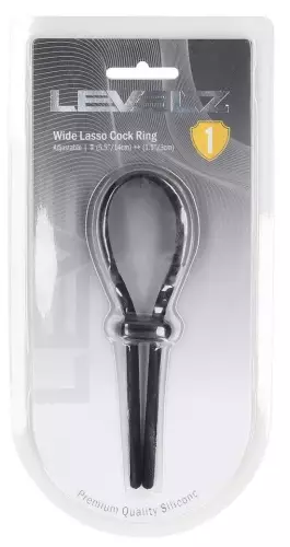 Verstellbarer Ring Wide Lasso 35-65 mm Schwarz – 2/4