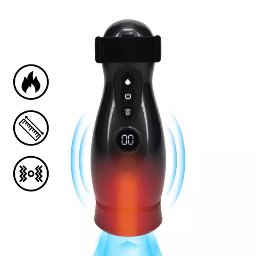 Masturbator Virtuo Vibrationen und Saugen Schwarz – 1/5