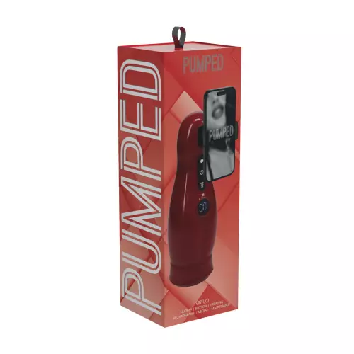 Masturbator Virtuo Vibrationen und Saugen Rot – 2/5