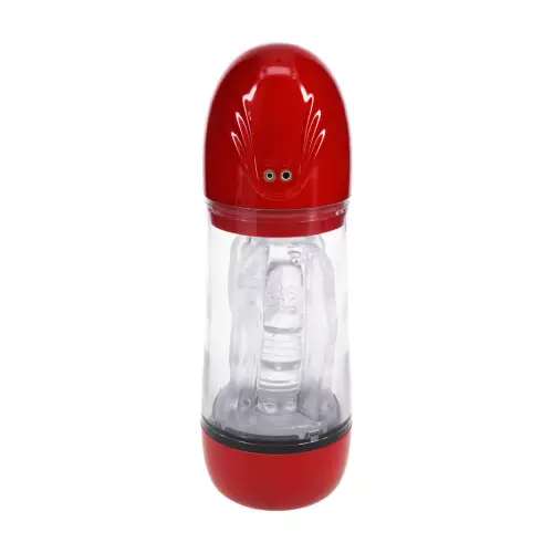 Masturbator Sonicpull Vibrationen und Saugen Rot – 3/3