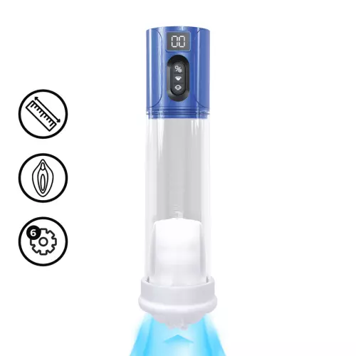 Penispumpe Hyperlift 22 x 7 cm Blau – 1/3