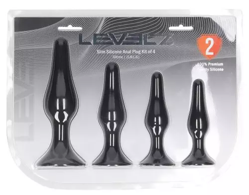 Set mit 4 schwarzen Slim Plugs – 2/4