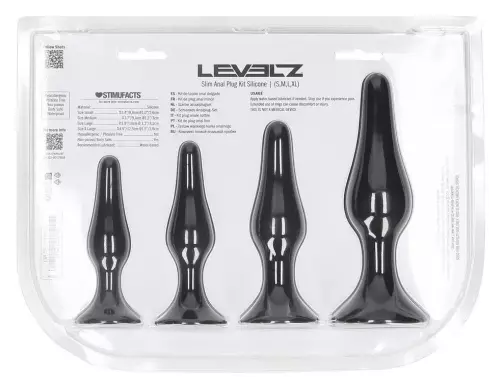 Set mit 4 schwarzen Slim Plugs – 4/4