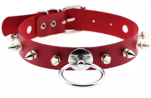 Collier Saskia - Rouge – 1/8